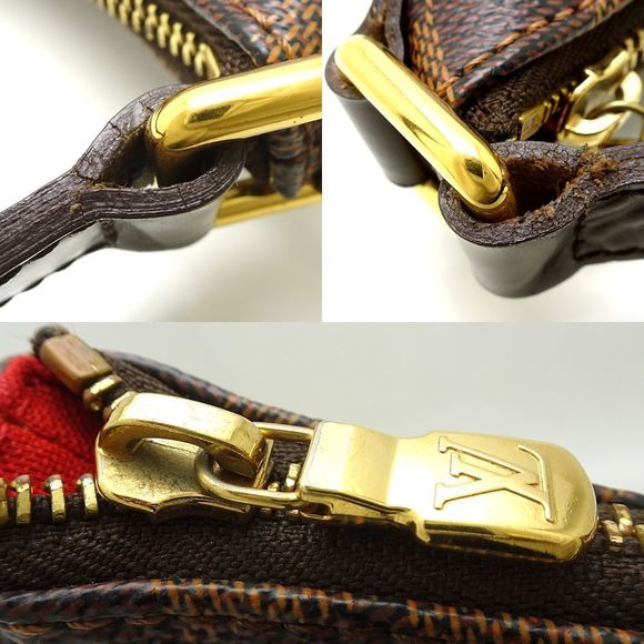 Louis Vuitton Damier Bloomsbury PM Ebene Shoulder Bag Brown - Picture 6 of 7